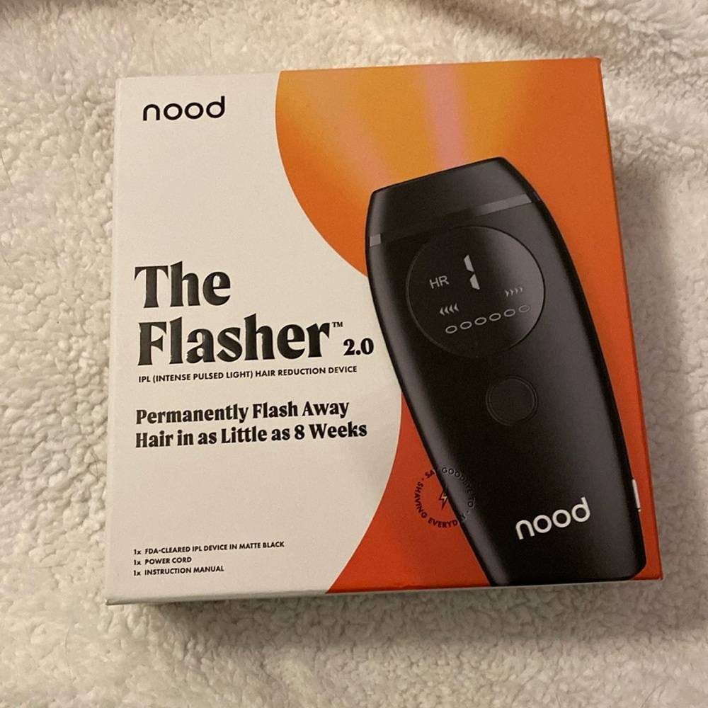 Flasher 2.0 by Nood, IPL Laser Hair Removal Device Pain-free and Permanent